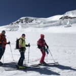 Alphubel Aufstieg Ski