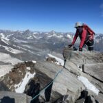 Dufourspitze Gipfelgrat